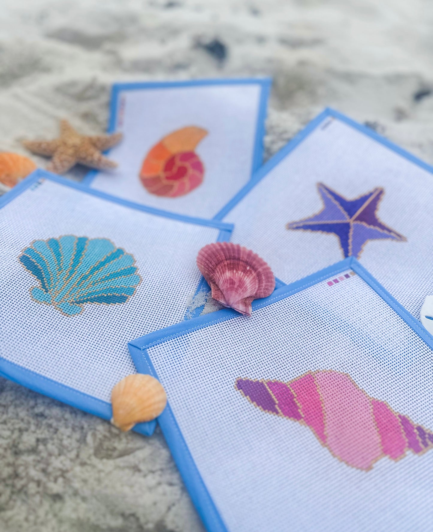 Stained Glass Scallop Shell