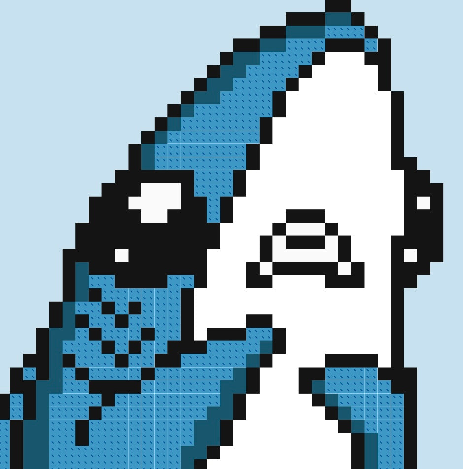 Sharky Stitch Chart