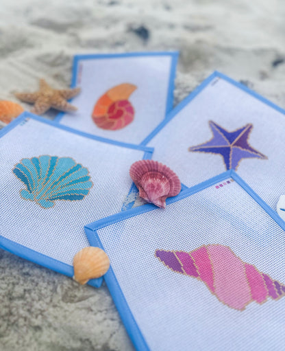 Stained Glass Scallop Shell