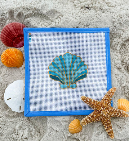 Stained Glass Scallop Shell