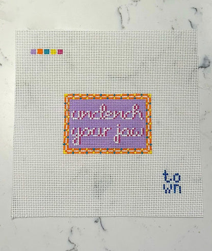 Unclench Your Jaw Stitch Chart