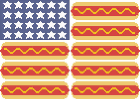 Hotdog Days of Summer Chart